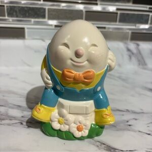 Vintage Avon Humpty Dumpty coin bank piggy bank